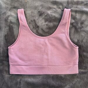 Victoria's Secret Pink Plum Bralette Bra Crop Top Large LN